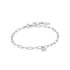 Silver Chunky Chain Padlock Bracelet
