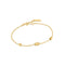 Gold Smooth Twist Chain Bracelet