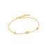Gold Smooth Twist Chain Bracelet