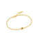 Gold Lapis Evil Eye Bracelet
