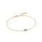 Gold Turquoise Wave Bracelet