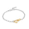 Silver Arrow Link Chunky Chain Bracelet