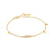 Gold Geometric Chain Bracelet