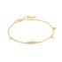 Gold Geometric Chain Bracelet