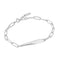 Silver Geometric Chunky Chain Bracelet