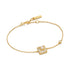 Gold Shell Pearl Pave Bracelet
