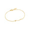 14kt Gold Magma Single Diamond Bracelet