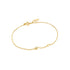 14kt Gold Magma Single Diamond Bracelet