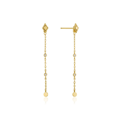 Gold Bohemia Drop Earrings