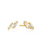 Gold Glow Stud Earrings