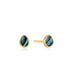 Gold Tidal Abalone Stud Earrings