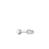 Silver Sparkle Crawler Barbell Single Earring