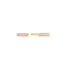 Gold Glam Bar Stud Earrings