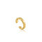 Gold Smooth Twist Ear Cuff