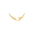 Gold Arrow Climber Stud Earrings