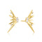 Gold Statement Spike Stud Earrings