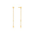 14kt Gold Disc Drop Earrings