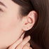 14kt Gold Solid Bar Stud Earrings