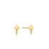 14kt Gold Key Stud Earrings