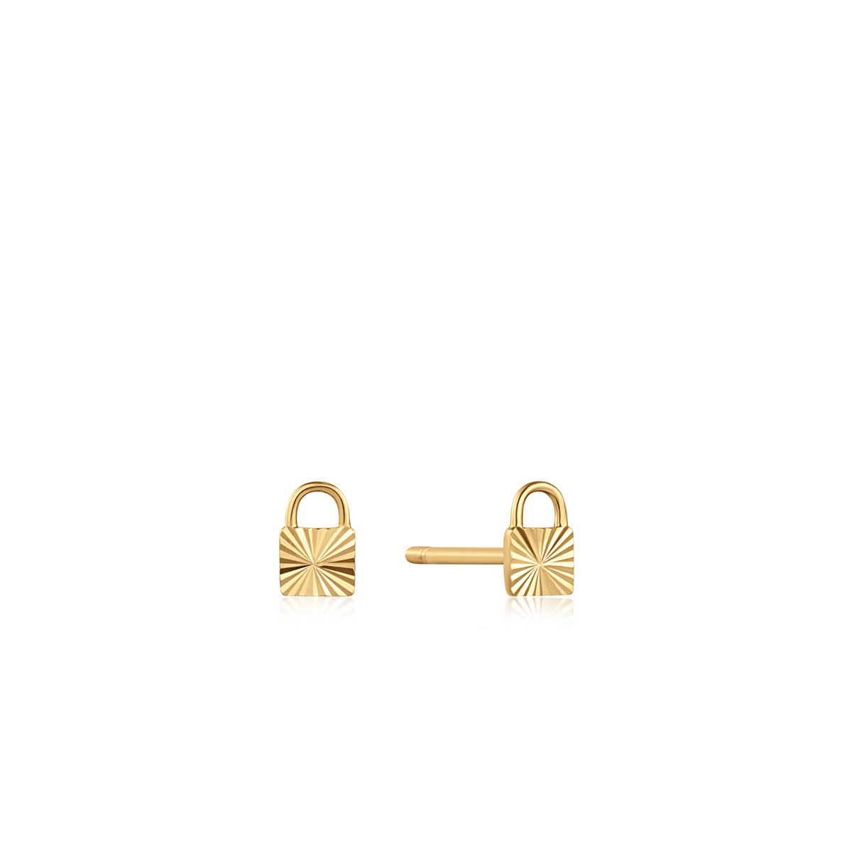 Louis Vuitton - Gold Padlock Earrings