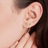 14kt Gold Padlock Stud Earrings