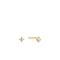 14kt Gold Natural Diamond Stud Earrings