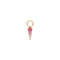 Gold Ombré Pink Earring Charm