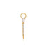 Gold Sparkle Bar Earring Charm