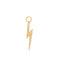 Gold Lightning Earring Charm