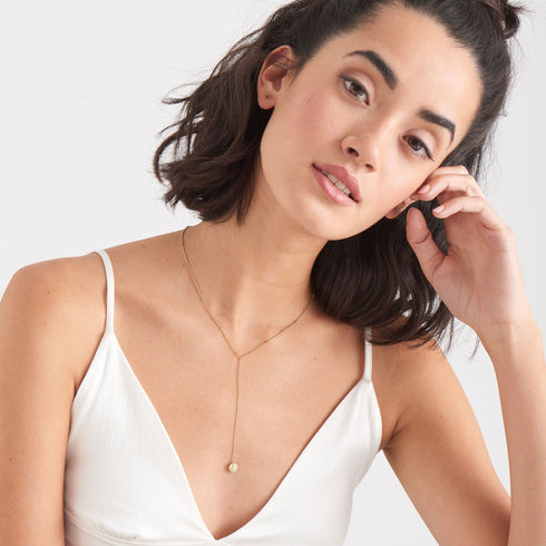 Gold Deus Y Necklace