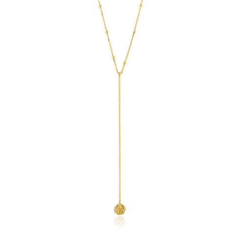 Gold Deus Y Necklace