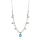 Turquoise Labradorite Silver Necklace