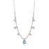 Turquoise Labradorite Silver Necklace