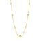 Opal Colour Gold Necklace