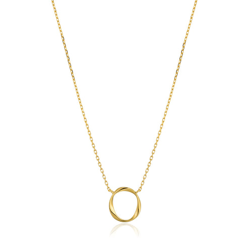Gold Swirl Necklace
