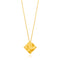 Gold Crush Square Necklace