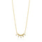 Gold Glow Solid Bar Necklace