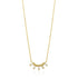 Gold Glow Solid Bar Necklace