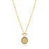 Gold Emperor T-bar Necklace