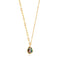 Gold Tidal Abalone Mixed Link Necklace