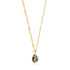 Gold Tidal Abalone Mixed Link Necklace