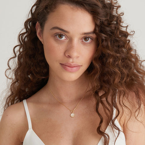 Eclipse Emblem Gold Necklace