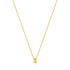 Gold Padlock Necklace