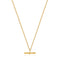 Gold Rope T-Bar Necklace