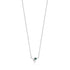 Silver Malachite Star Necklace