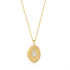 Gold Sparkle Locket Pendant Necklace