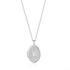 Silver Locket Pendant Necklace
