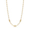 Gold Orb Link Chunky Chain Necklace
