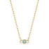 Gold Orb Amazonite Link Necklace