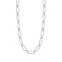 Silver Cable Connect Chunky Chain Necklace